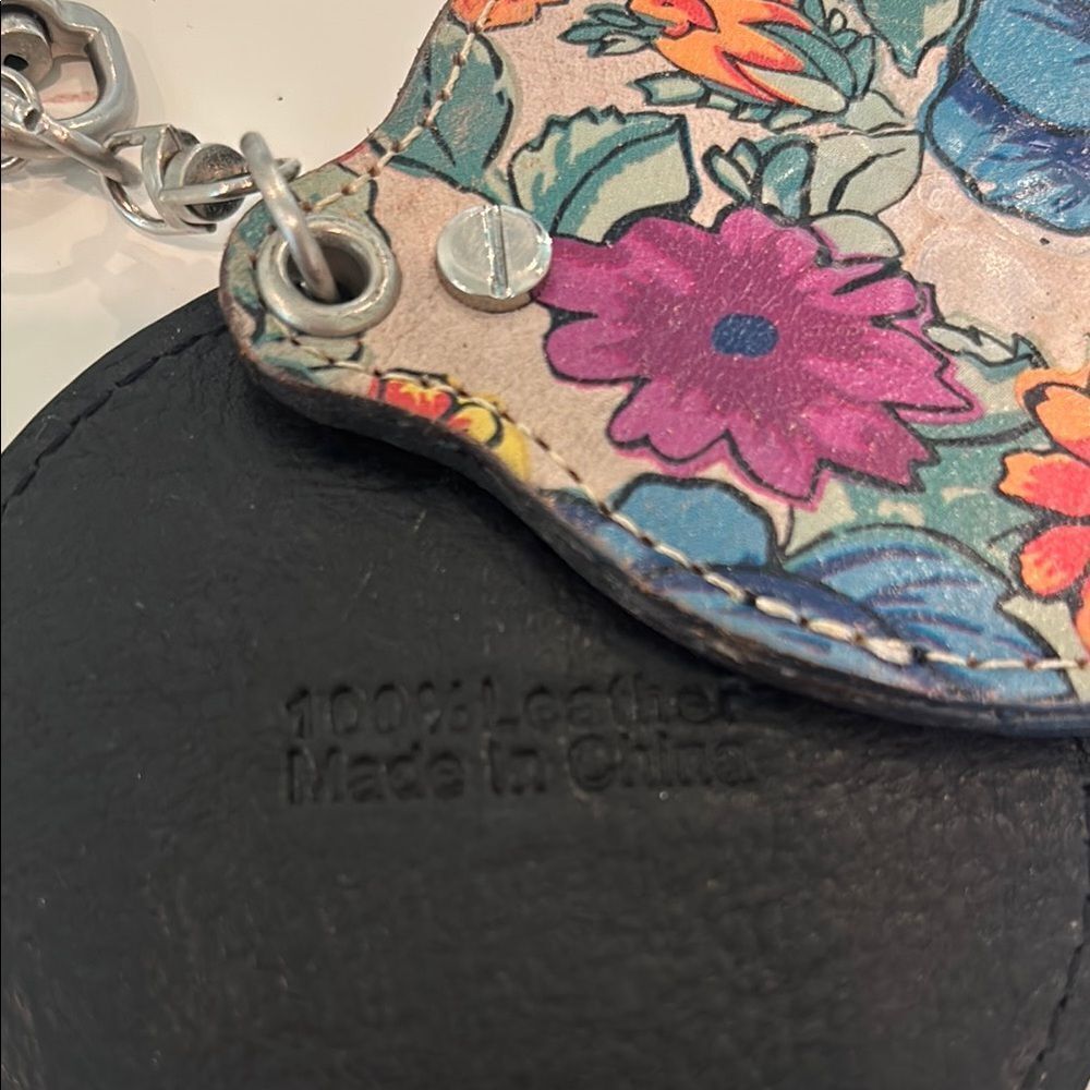 Patricia Nash Blue and Purple Keychain Mirror - Picture 6 of 6